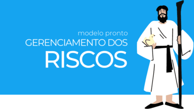 Modelo de plano de gerenciamento dos riscos do projeto: permite identificar, analisar e responder aos riscos do projeto
