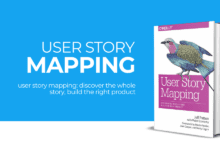 Capa do livro 'User Story Mapping' de Jeff Patton e Peter Economy.